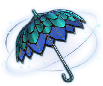 Blue Pixie Parasol