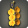 Orange moth orchid earring icon1.png