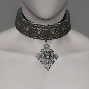 Silver Lone Wolf Choker