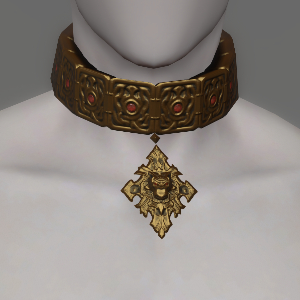 Gold Lone Wolf Choker