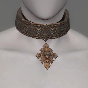 Bronze Lone Wolf Choker