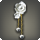 White carnation earring icon1.png
