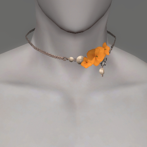 Orange Byregotia Choker