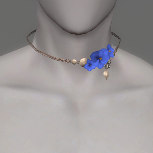 Blue Byregotia Choker