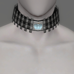 Glass Pumpkin Choker