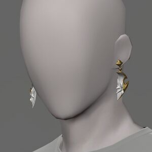 Petalite Earrings of Fending