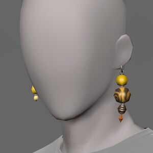 Platinum Earrings of Fending