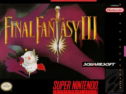 Cover of "Final Fantasy III", the release of Final Fantasy VI in NA in 1994