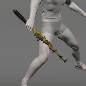 Gazelle Horn Fishing Rod