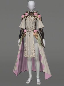 Ornate Courtly Lover's Surcoat of Fending
