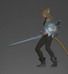 Flametongue with Mythrite Bladed Lantern Shield