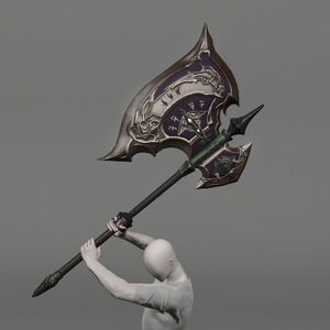 Mountain Chromite Battleaxe