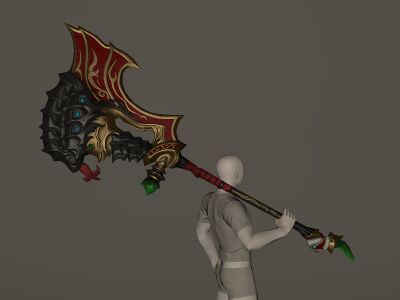 Ruby Tide Axe