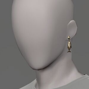 Phantasmal Sardine Earring