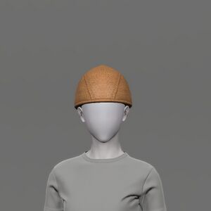 Hard Leather Skullcap