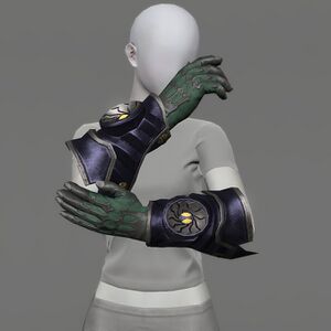 The Guardian's Armguards of Maiming