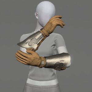 Aetherial Steel Vambraces