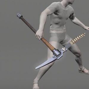 Plumed Mythril Pickaxe