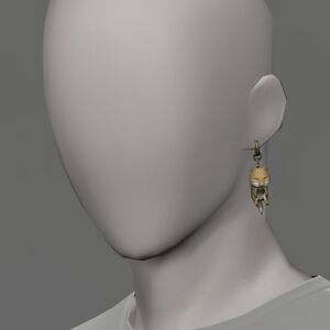 Faux Commander Earring