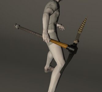 Plumed Doman Steel Pickaxe