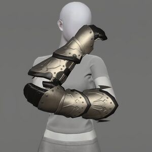 Aetherial Cobalt Mitt Gauntlets