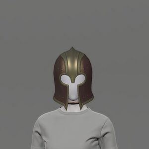 Aetherial Decorated Bronze Barbut