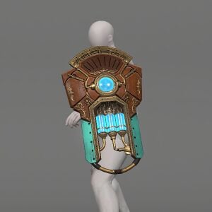 Augmented Bygone Brass Shield