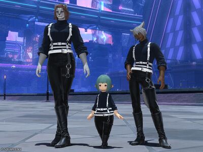 Belt-leather Attire (Trousers)