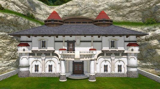 Riviera Mansion Wall (Stone)