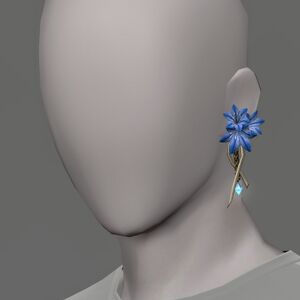 Blue Triteleia Earring