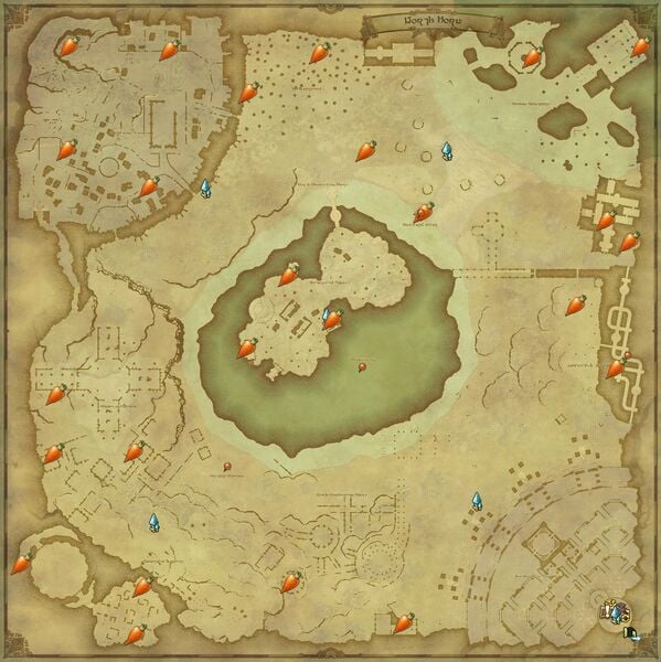 Chewed Carrot Locations
