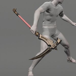 Titanium Gold Pickaxe