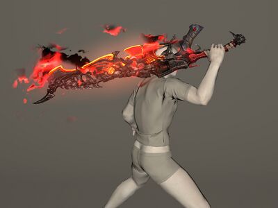 Augmented Hellhound Gunblade