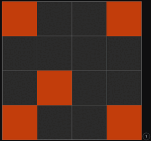 The movement pattern for Rotating Fury's AoEs.