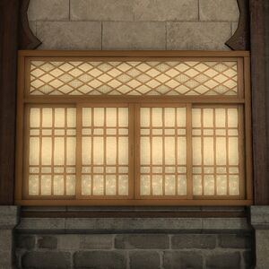 Decorative Hingan Window