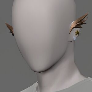 Dwarven Mythril Ear Cuffs