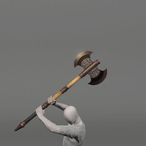 Spiked Bronze Labrys