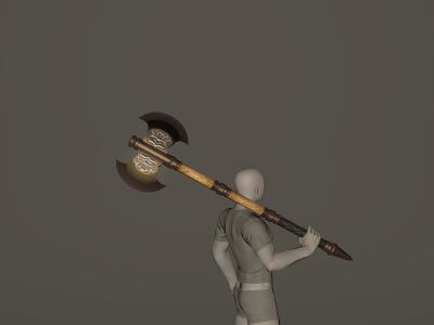 Spiked Bronze Labrys