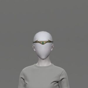 Aetherial Brass Circlet (Malachite)