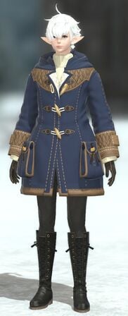 Outfit for cold weather in Endwalker