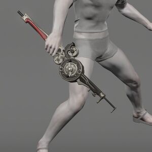 Dark Mahogany Fishing Rod