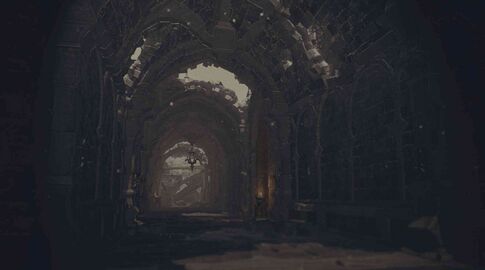 The Stone Vigil seen during the game credits