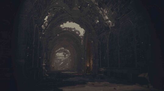 The Stone Vigil seen during the game credits
