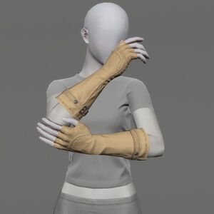 Fingerless Leather Gloves