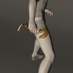 Gold Thumb's Round Knife