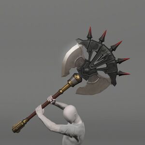 High Steel Battleaxe