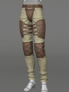 Padded Velveteen Trousers