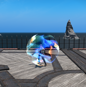 Hallowed Ground's unique visual effect.