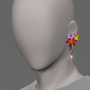 Rainbow Triteleia Earring