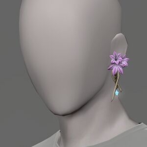 Purple Triteleia Earring